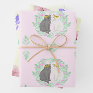 Feuille De Papier Cadeau Fiançailles ou mariage