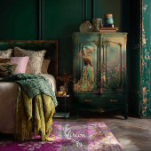 Feuille De Papier Cadeau Field of Dreams Triptyque Dark Emerald Portrait Ar