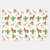 Feuille De Papier Cadeau Fiesta mexicaine (Devant 2)