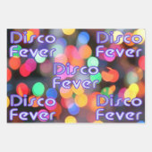Feuille De Papier Cadeau Fièvre Disco 1 (Devant 2)