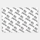 Feuille De Papier Cadeau Fifty & Fabulous - Fun 50e anniversaire (Devant 3)