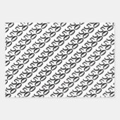 Feuille De Papier Cadeau Fifty & Fabulous - Fun 50e anniversaire (Devant 2)