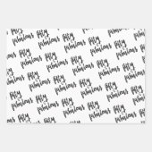 Feuille De Papier Cadeau Fifty & Fabulous - Fun 50e anniversaire (Devant)