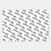 Feuille De Papier Cadeau Fifty & Fabulous - Fun 50e anniversaire (Devant 3)