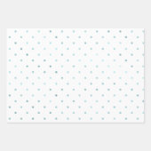 Feuille De Papier Cadeau Filets de pinte Glam Aqua (Devant 2)
