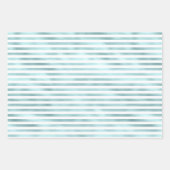 Feuille De Papier Cadeau Filets de pinte Glam Aqua (Devant)