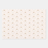 Feuille De Papier Cadeau Fille Communion priant (Devant 2)