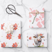 Fille d'anniversaire de la vache sainte