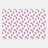 Feuille De Papier Cadeau Fille fille Casquette Anniversaire (Devant 3)
