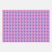 Feuille De Papier Cadeau Fille fille Casquette Anniversaire (Devant 2)