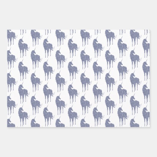 Feuille De Papier Cadeau Fille Glam Blush rose violet Parties scintillant U (Devant 2)