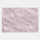 Feuille De Papier Cadeau Fille Glam violet or amour paix (Devant)