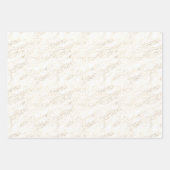 Feuille De Papier Cadeau Fille Parties scintillant rose glam or Empreinte d (Devant 3)