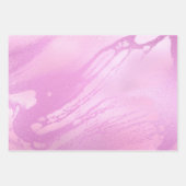 Feuille De Papier Cadeau Fille violet rose Abstrait (Devant 3)
