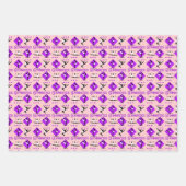 Feuille De Papier Cadeau Filles Gymnastique Athlétisme Thème Cute Fille (Devant)