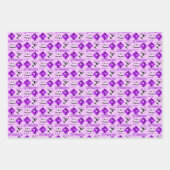 Feuille De Papier Cadeau Filles Gymnastique Athlétisme Thème Cute Fille (Devant 3)