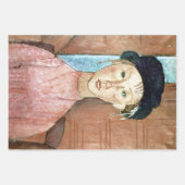 Feuille De Papier Cadeau Filles Modigliani (Devant)
