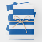 Feuille De Papier Cadeau Flag de Greece (En situation)