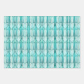 Feuille De Papier Cadeau Flamant rose de Noël de Hipster (Devant 2)