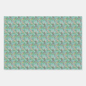 Feuille De Papier Cadeau Flamant rose rose de Koala Bear (Devant)