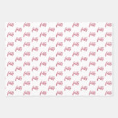 Feuille De Papier Cadeau Flamant rose tropical (Devant 2)