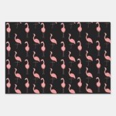 Feuille De Papier Cadeau Flamants roses roses (Devant 2)