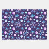 Feuille De Papier Cadeau Flambeaux d'hiver (Devant 2)