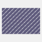 Feuille De Papier Cadeau Flambeaux d'hiver (Devant 3)