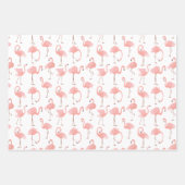 Feuille De Papier Cadeau Flamingo rose Flamingo Glamour (Devant 3)