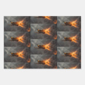 Feuille De Papier Cadeau Flammes du ciel : l'odeur d'un Spitfire (Devant 2)
