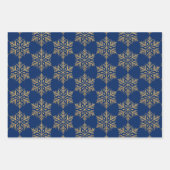 Feuille De Papier Cadeau Fléau de neige - Effet Parties scintillant (Devant)