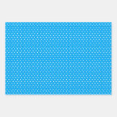 Feuille De Papier Cadeau Flèche de neige bleue (Devant 3)