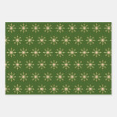 Feuille De Papier Cadeau Flèche de neige Gold Foil (Devant 2)