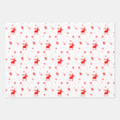 Feuille De Papier Cadeau Flèche-neige simple et moderne (Devant 2)