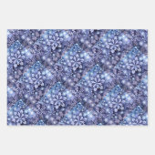 Feuille De Papier Cadeau Flèches bleues (Devant 2)