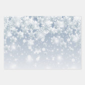 Feuille De Papier Cadeau Flèches de neige brillantes (Devant 2)