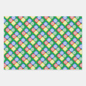 Feuille De Papier Cadeau Flèches de neige brillantes (Devant 2)