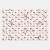 Feuille De Papier Cadeau Flèches dorées (Devant 3)