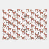 Feuille De Papier Cadeau Flèches dorées (Devant 2)