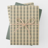 Feuille De Papier Cadeau Fletcher avec solide vert clair (En situation)