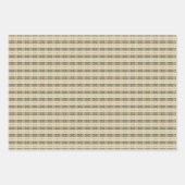 Feuille De Papier Cadeau Fletcher avec solide vert foncé (Devant 3)