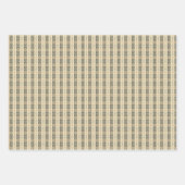 Feuille De Papier Cadeau Fletcher avec solide vert foncé (Devant)