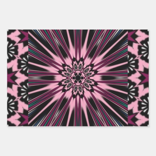 Feuille De Papier Cadeau fleur (Devant 2)