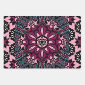 Feuille De Papier Cadeau fleur (Devant)