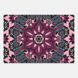 Feuille De Papier Cadeau fleur