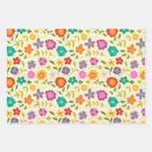 Feuille De Papier Cadeau Fleur (Devant 2)