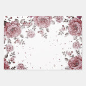 Feuille De Papier Cadeau fleur3 (Devant 2)