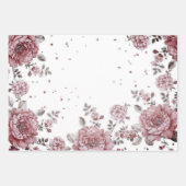 Feuille De Papier Cadeau fleur3 (Devant)