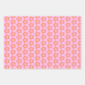 Feuille De Papier Cadeau Fleur Blush Pink Rose Chaud Simple (Devant)