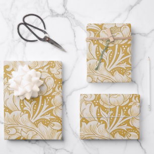 Feuille De Papier Cadeau Fleur boutonnière classique de William Morris